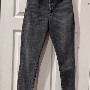 Frame Denim Dark Gray high waist Skinny Jeans